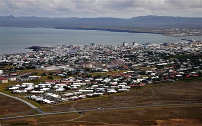 Keflavik_Stadtansicht von oben